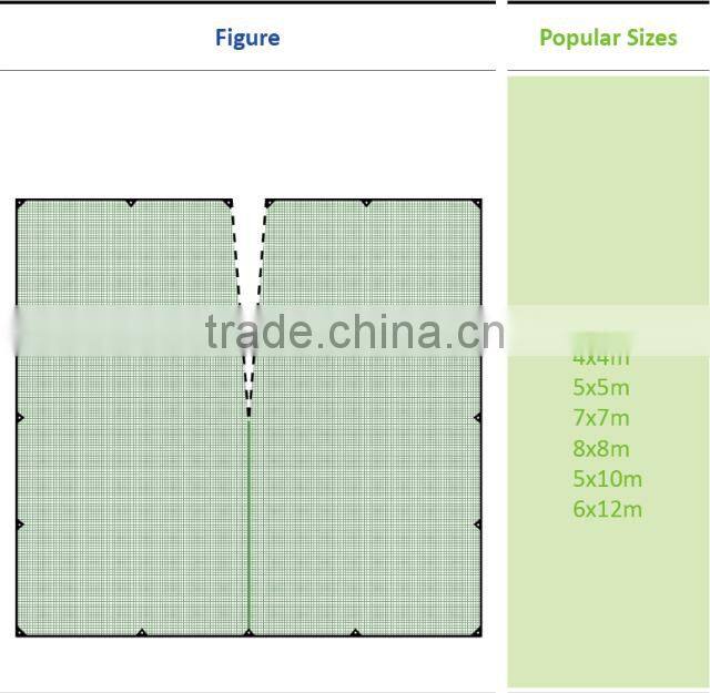 HDPE light weight green color high quality Oliver havest net