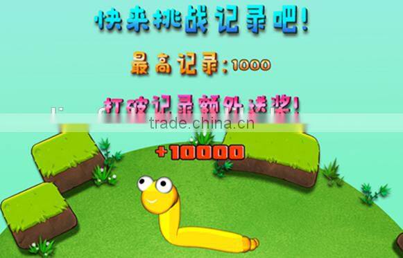 2017 More attractive Long snake redemption arcade game machine for sale