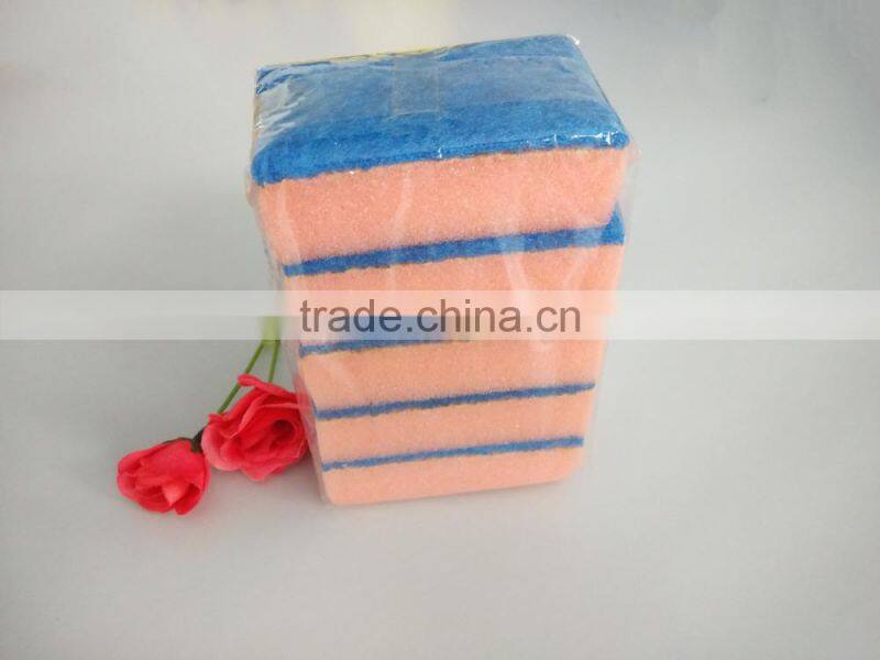 2014 new product super quality colorful foam sponge scourer