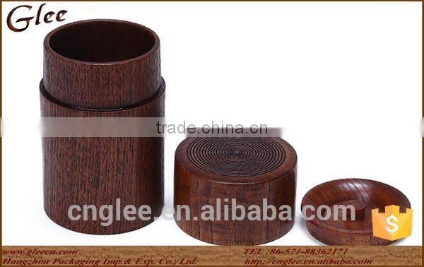 Round Tea box Wood Gift Box