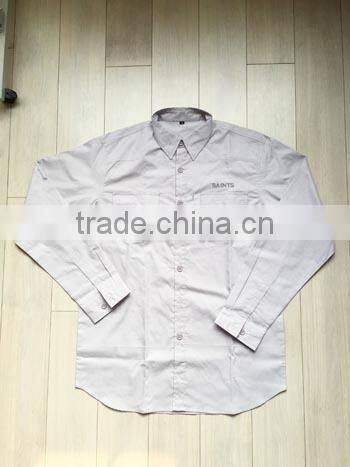 hiking shirt/mens outdoor shirt with glass hole