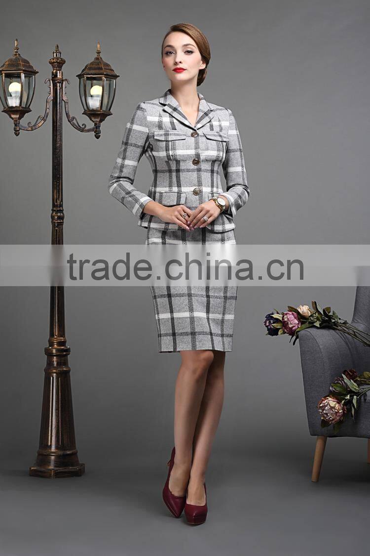 fashion ladies skirt suits custom women suit WMS27