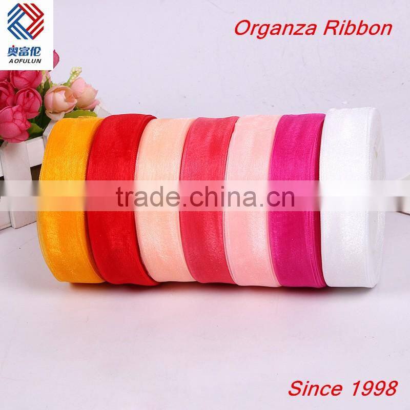 Holiday decoration Organza Ribbon in good quality and price