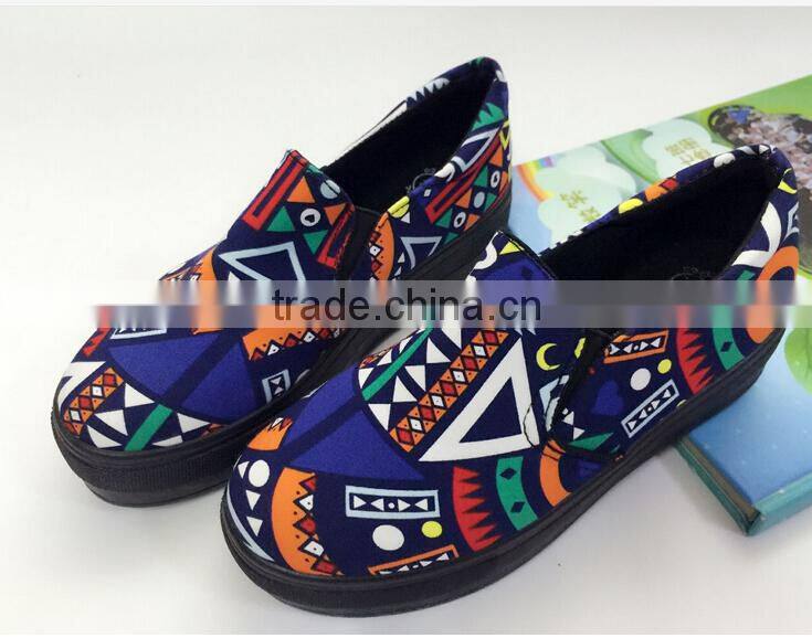 GZY Really hotsale ethnic style cheap price canvas factory guangzhou stock shoes
