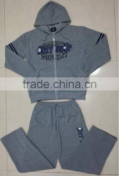 sports suits man sets spun kintted polyester men sportswear set