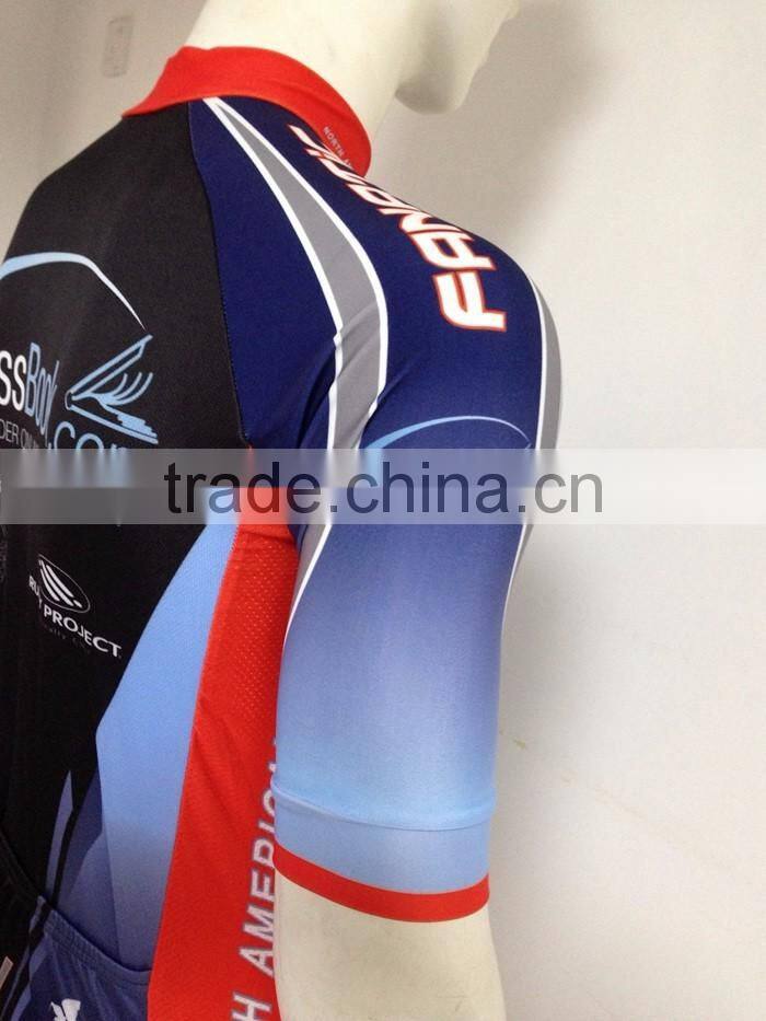 Customize high quality printed promotional bicycle clothing