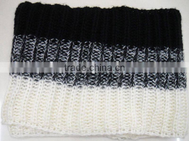 Fashion high quality winter China Yiwu wholesale women wrap neck mohair acrylic loop noodle scarf