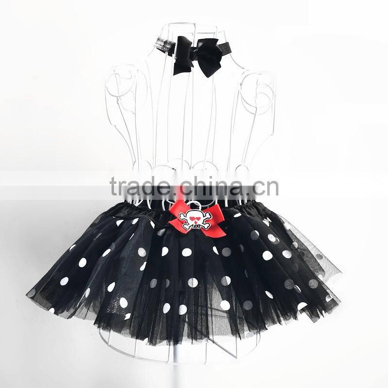 kids tutu skirts polka dot tutu black tutu