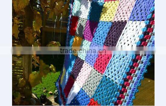 2017 High Quality Decorative Handmade Crochet Blanket