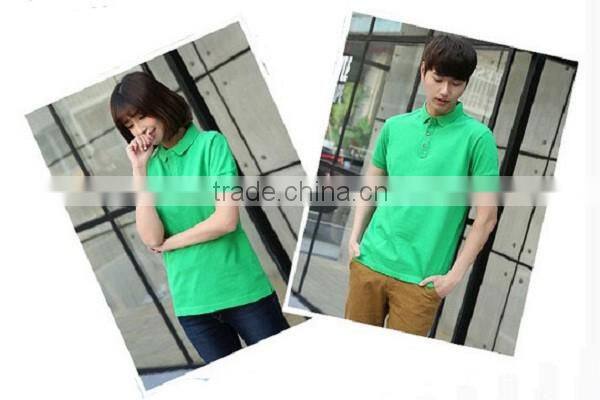 Jiangxi China 2017 new style good sale custom couples Polo shirt