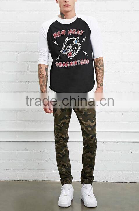 hot sale sweatpants camo blank joggers slim fit tracksuit bottom man