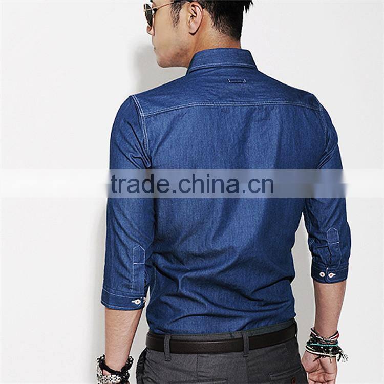 2015 Mens Casual Western Plaid Checked Pearl Snap Short Sleeve Shirt