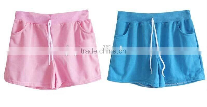 Slim grey customized sports running shorts with drawstring