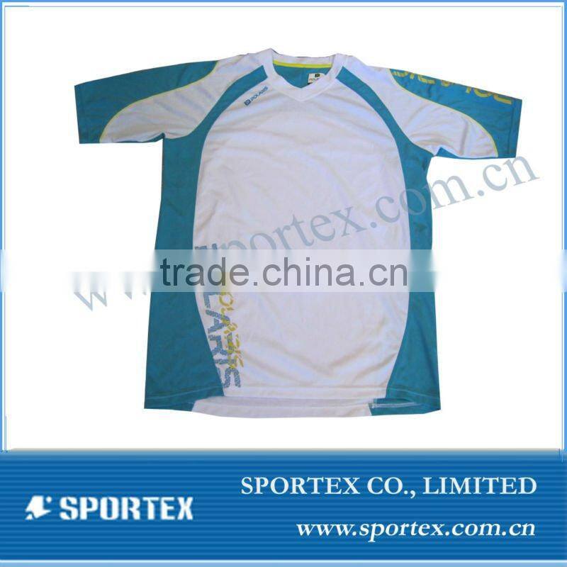 mens OEM running shirt/dry fit running T shirt/polyester running wear