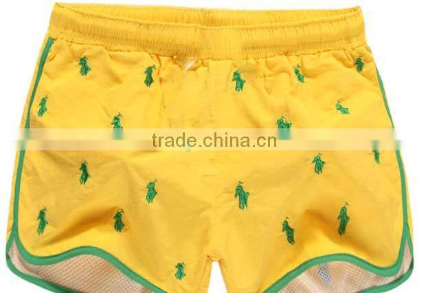 2015 Waterproof Colorful Mens Swimwear Beachwear Shorts