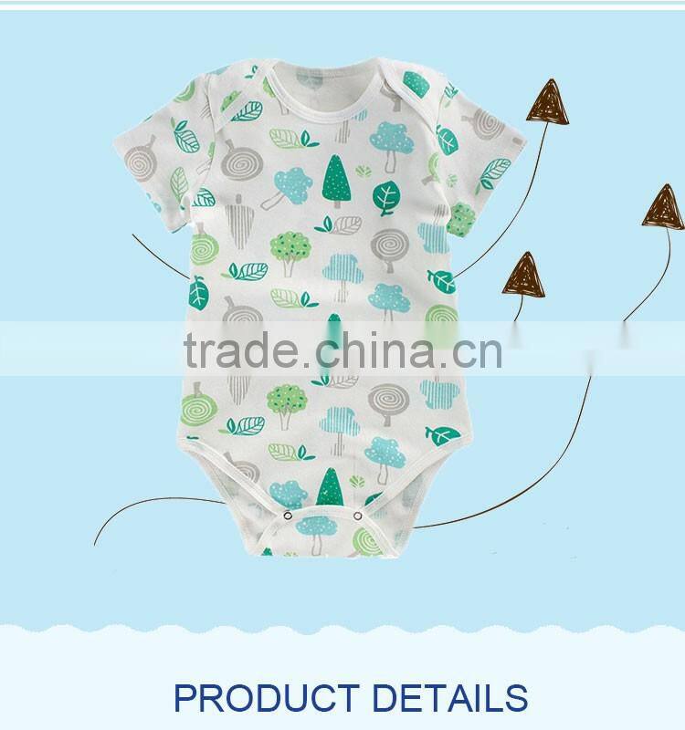 Organic baby romper clothes summer wholesale baby rompers cotton