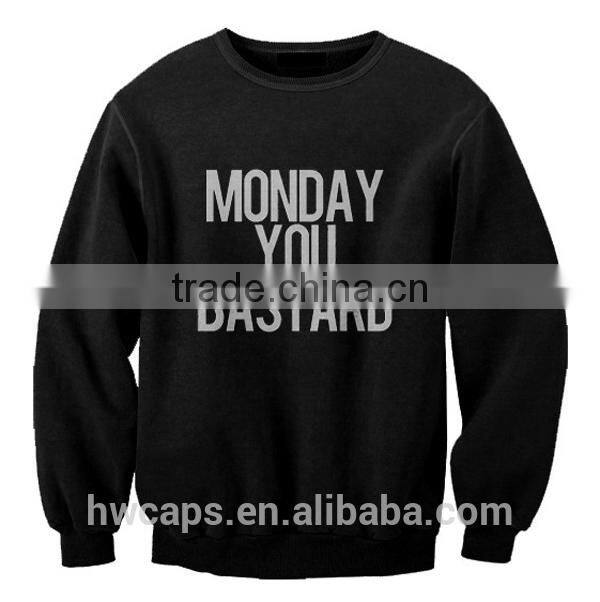 2014 mens blank new design pullover wholesale plain black hoodies