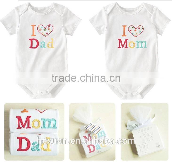 2 pcs Baby romper set, newborn baby gift set ,
