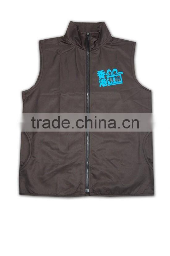 Wholesale factory price manufactures vest uniform cheap custom Promotional Vests Logo