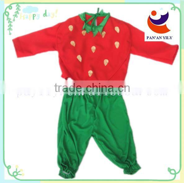 hot sale fashion carnival costume for kids strawberry cloth/carnival clothes
