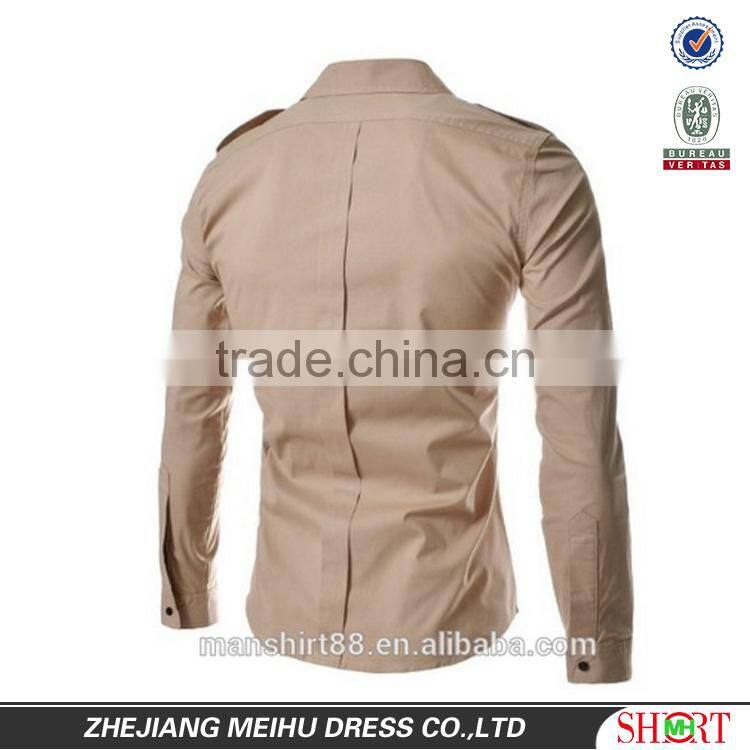 button down uniform multiple color men shirts