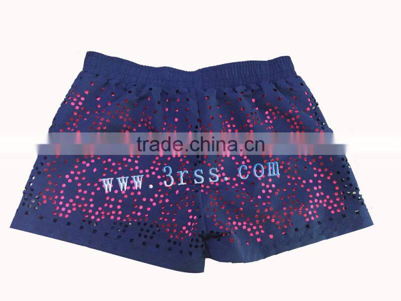 Ladies laser print shorts 2016