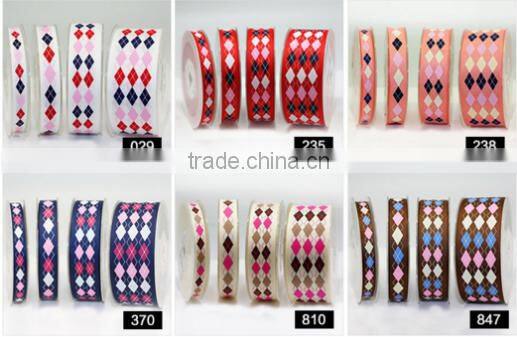 hi-ana ribbon 193 Lattice Printed Ribbon Princess Grosgrain Ribbon Printed Grosgrain Ribbon