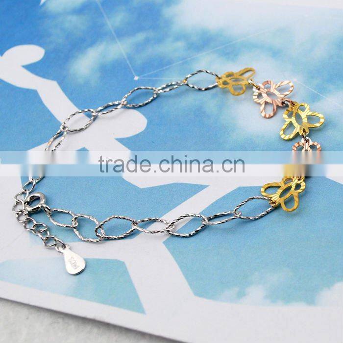 butterfly 925 silver bracelet
