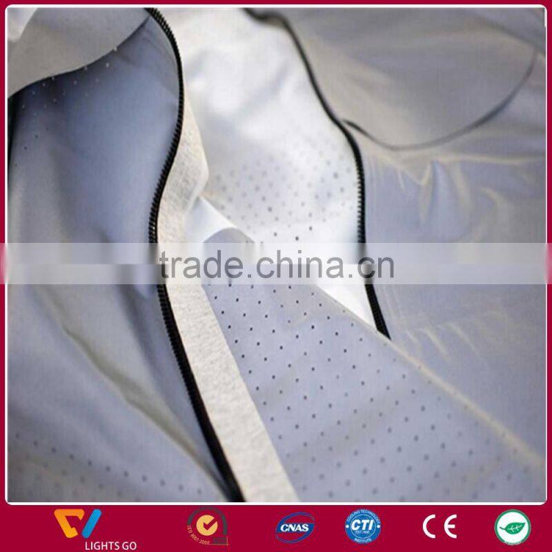 Elastic reflective lycra multi-spandex fabric