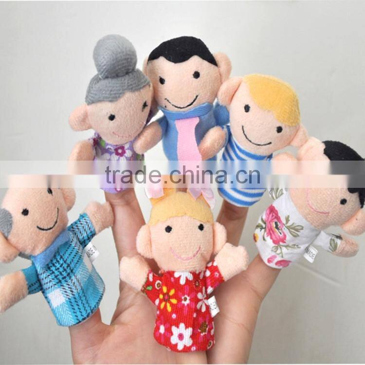 Kids Educational Hand Toy Family Finger Puppet