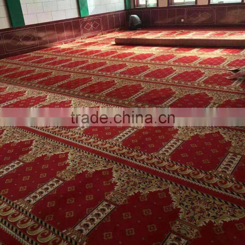 100% polypropylene top quality muslim use mosque prayer carpet