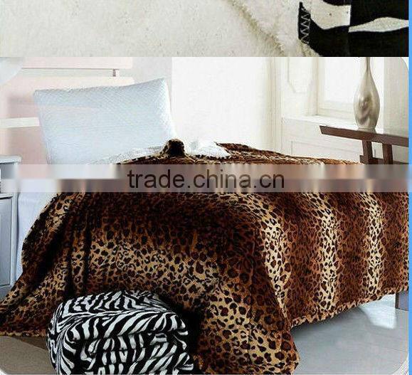 animal plush fur fleece blanket