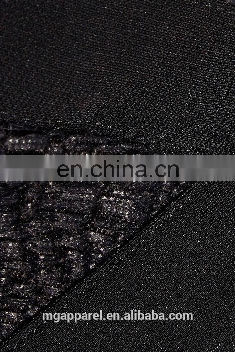 wholesale women sexy dress strapless peplum midi dress woven and crepe black peplum dress
