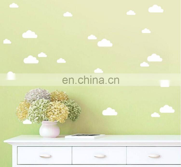 Ins Style Cloud Shape Vinyl Wall Sticker Children Room Home Decoration Mural Roon Decal