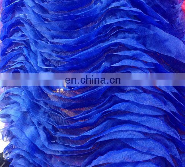 Elegant Crochet Knitted Ruffled Wedding Chair Cover