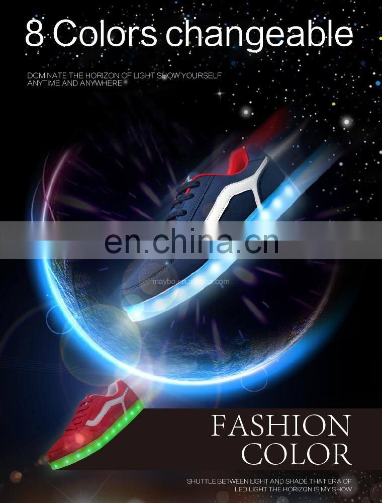 Latest Hot sale Womens night club casual shoes USB Rechargeable LED Shoes Sneakers Wholesale Mens footwear