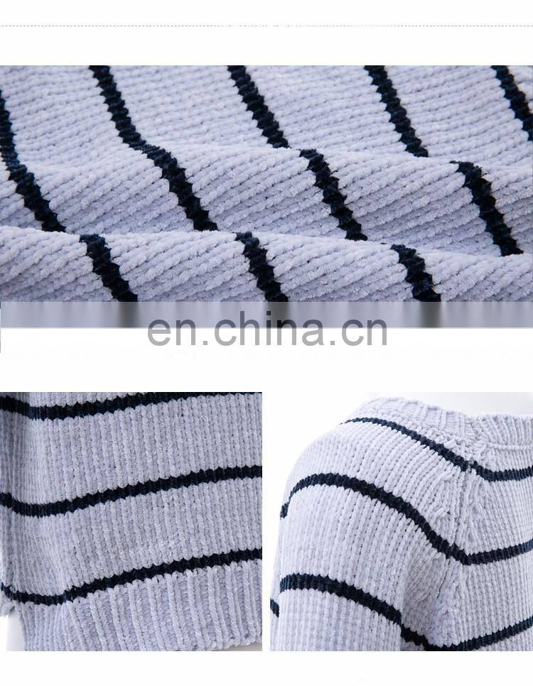 Ladies Classic Stripe winter blouse sweater