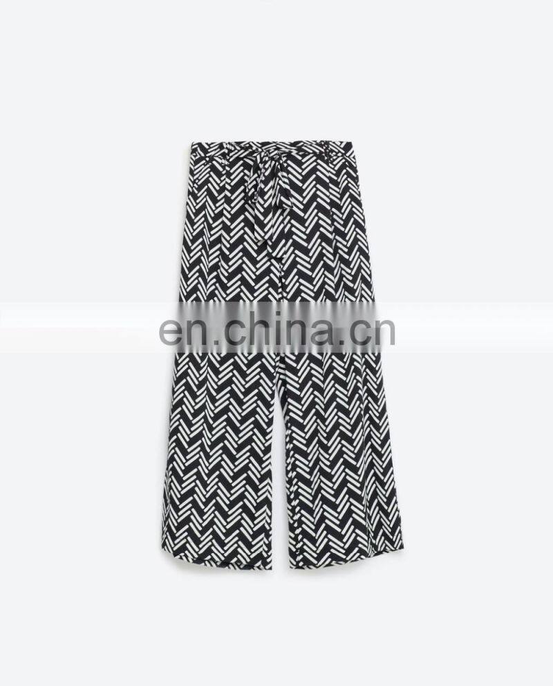 New design casual ruffle pants 2016