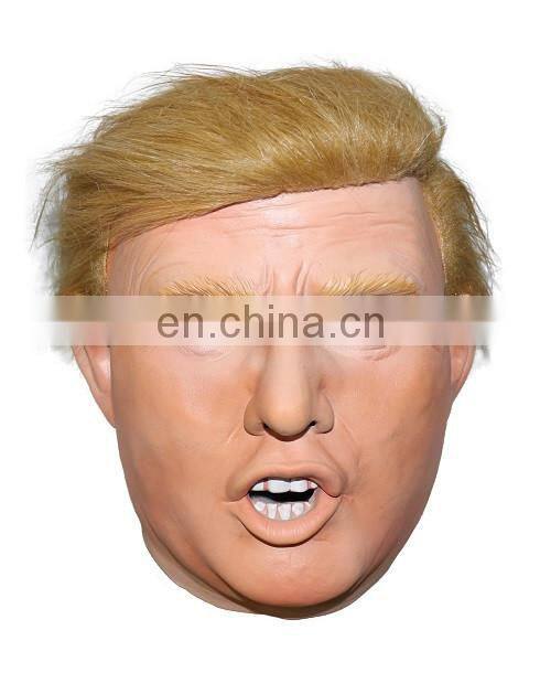billionaire tycoon Donald Trump latex costume mask presidential candidate