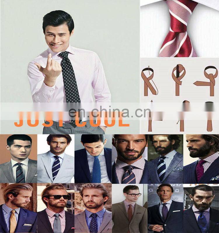 Classic high quality pure color unisex tie