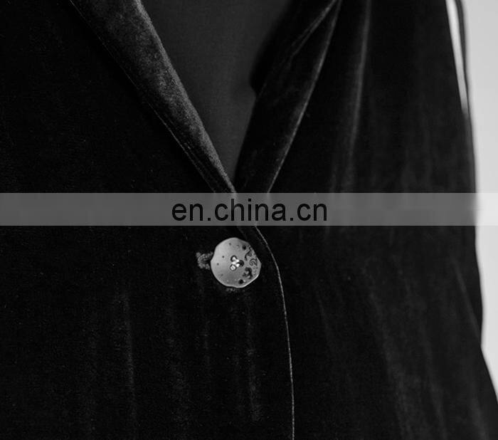 New Arrival Style Customized Long Women Winter Hoodie Velvet Coats