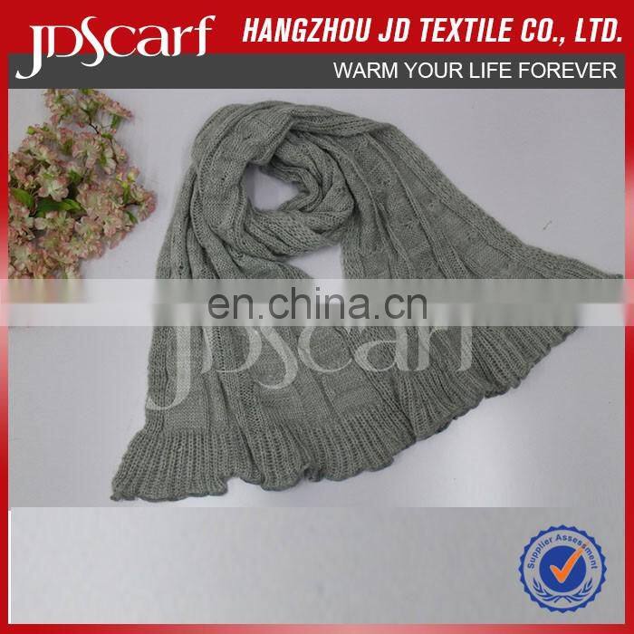 Oversized Womens Thick Winter knitted scarf sex arab ms.knitted scarf