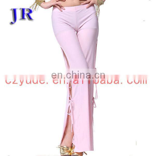 Wholesale cheap long crystal women belly dance pants K-4024