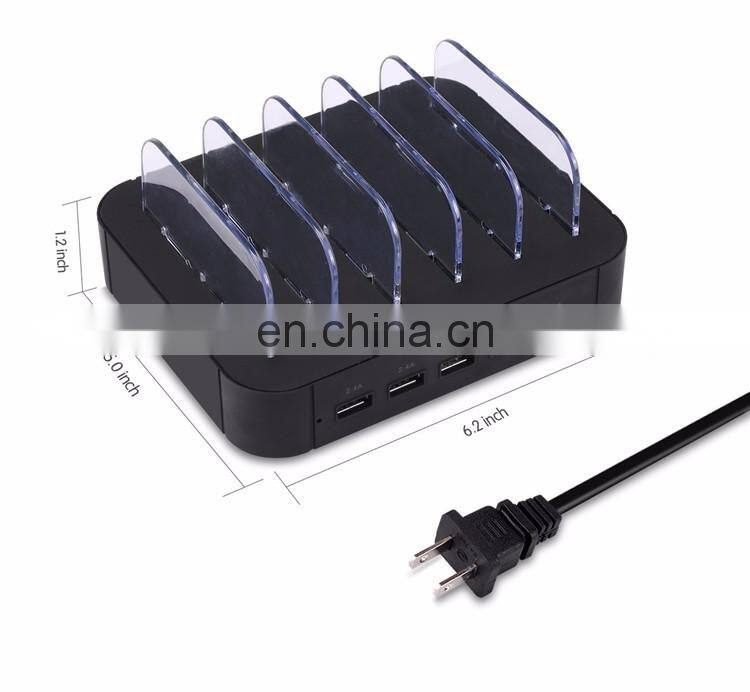 2017 Amazon hotselling new style 5 port usb charging station