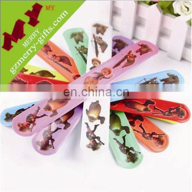 OEM manufacturer glow in the dark ruler slap bracelet