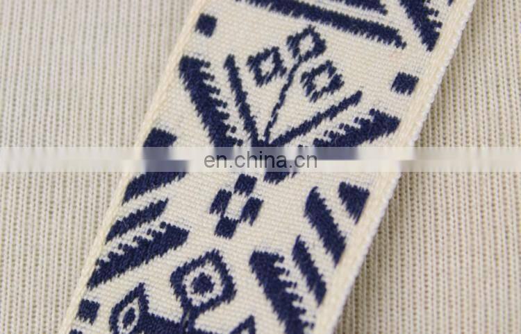 Hot sale fashionable jacquard ribbon trim wholesale