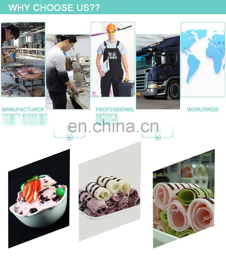 Big pan Cold Ice Pan Machine Fry Fried Ice Cream Machine