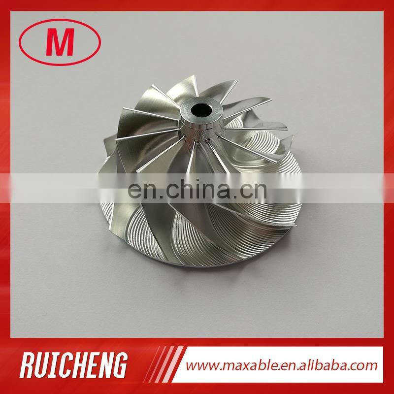 CT12 11+0 blades 43.08/58.03mm 17291-67010 turbocharger milling/aluminum 2618/billet compressor wheel for 17201-67010