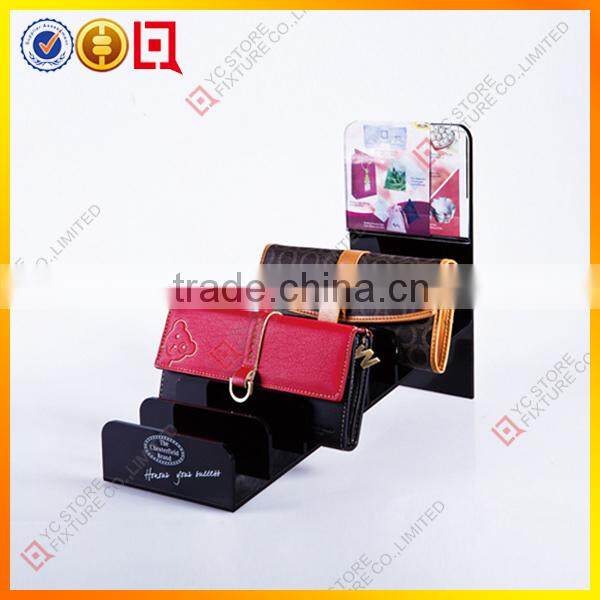 8-Tier black Countertop acrylic purse rack