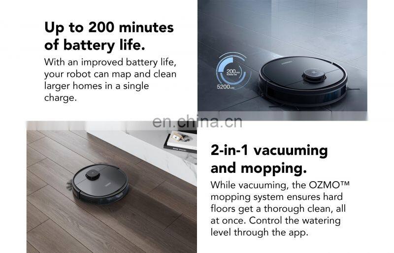 Wholesale ECOVACS DEEBOT 2 in 1 Wet and Dry Smart Cleaning OZMO 950 Robot Electric Vacuum Cleaner